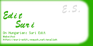 edit suri business card